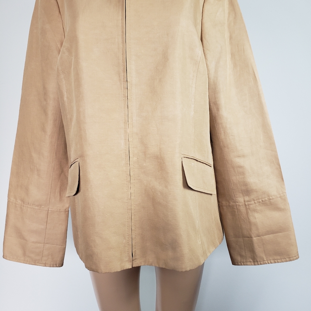 Lafayette 148 New York linen blend jacket size 12 - Picture 2 of 10